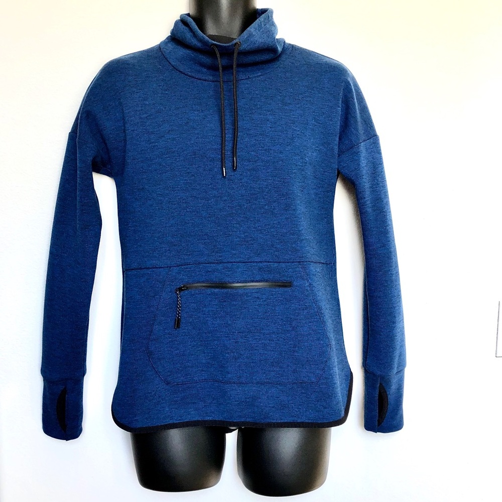 HP💘CHAMPION⚡️Dark Blue Turtleneck Sweatshirt_S